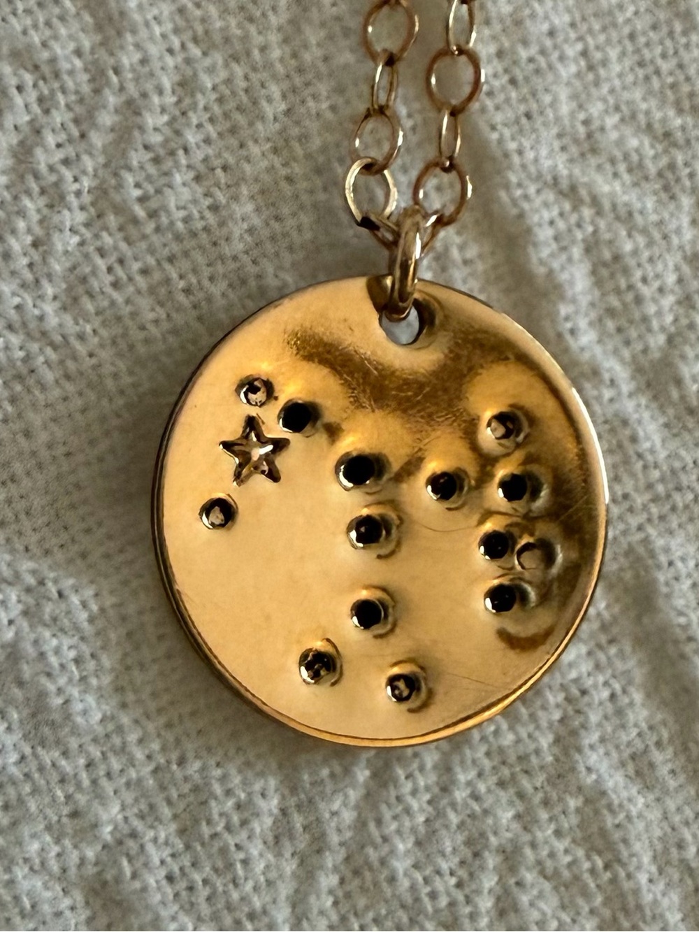 14k GF Sagittarius Constellation Necklace